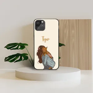 Comfort Detail Me & Pussy Cat Name Printed Protective Case