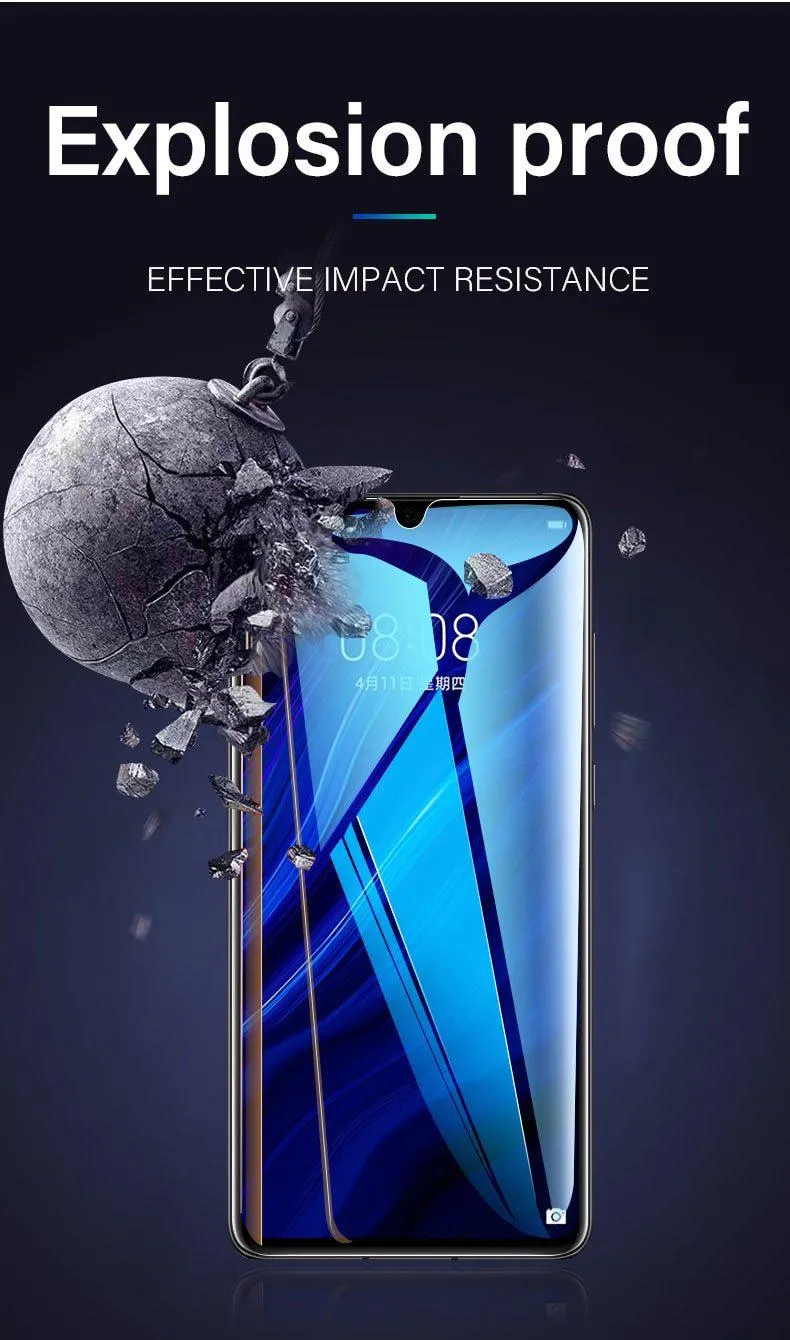 Full Screen Protector Glass For Huawei Comfort Layer Texture