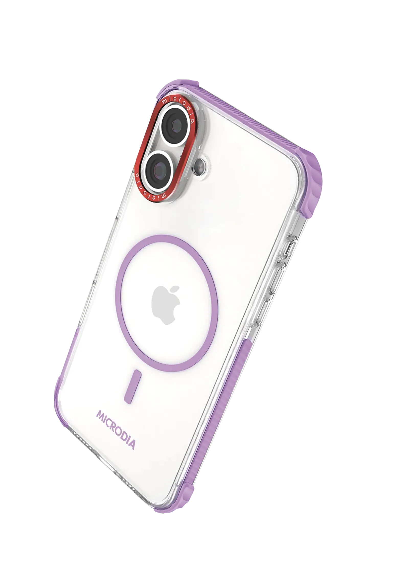 Smooth Feel Surface MICRODIA CRYSTAL GEAR? High Transparency Protective iPhone Case - Lavender