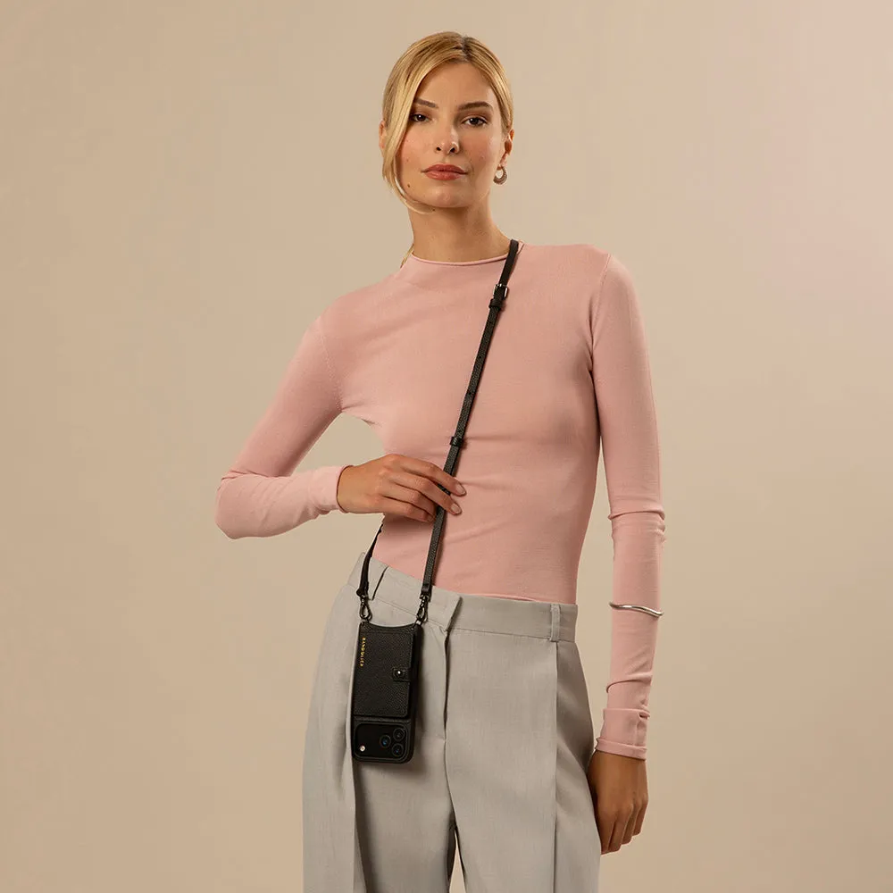 premium design Urban Design Mila MagSafe Charging Crossbody Bandolier - Black/Pewter