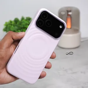 iPhone 17 Pro Max Back Cover Case | Silicone Mag-X - Purple Transparent Look