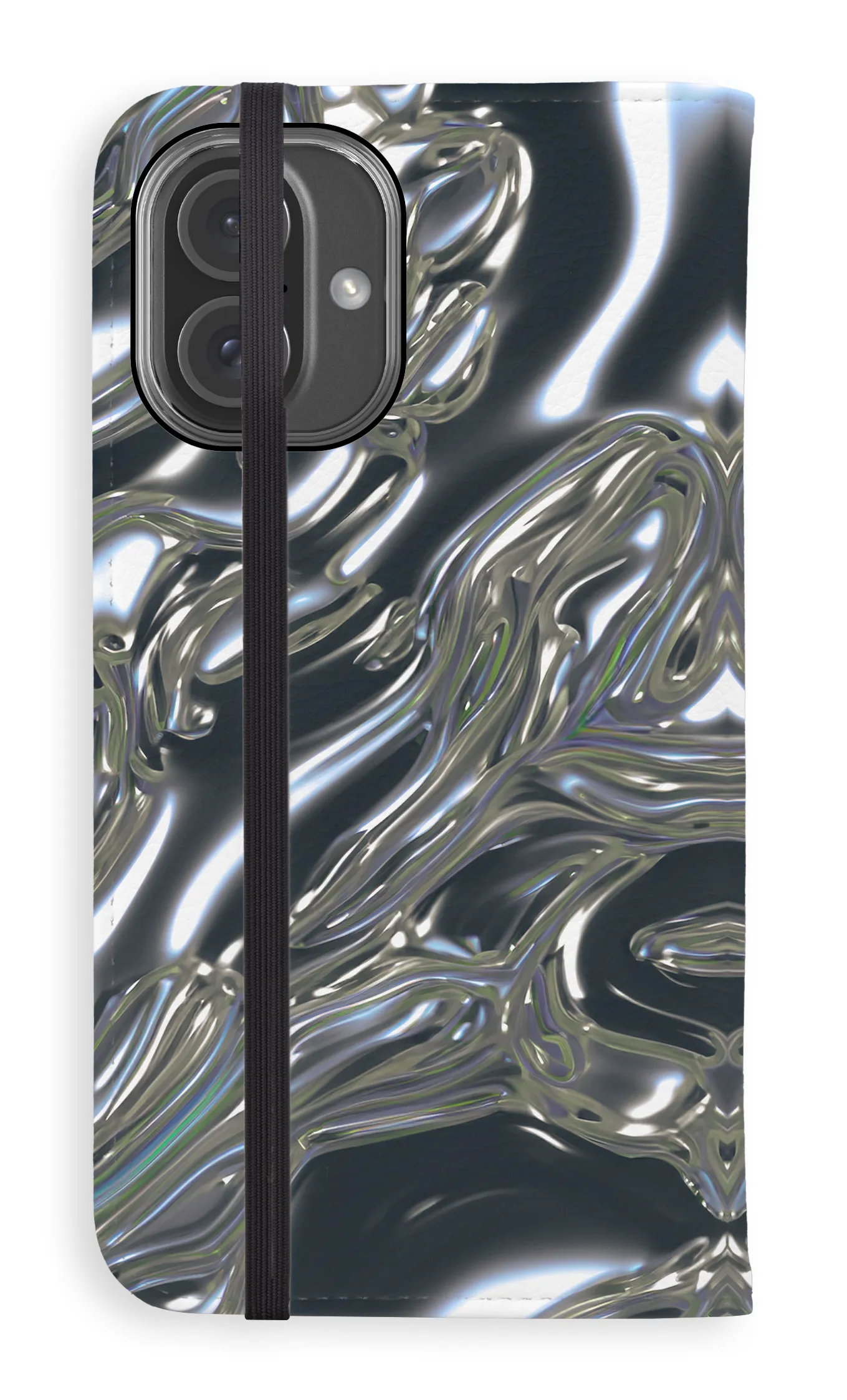 Rugged Pattern Texture Holographic Horizon Folio Case