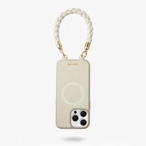 Minimal Style Kit- MagSafe Compatible Case with Rope Wrist Strap Soft Texture
