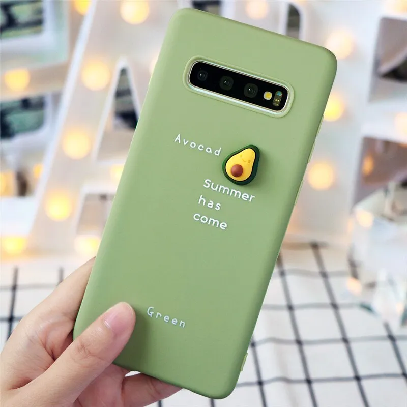 Comfort Build 3D Fruit Avocado Phone Case for Samsung