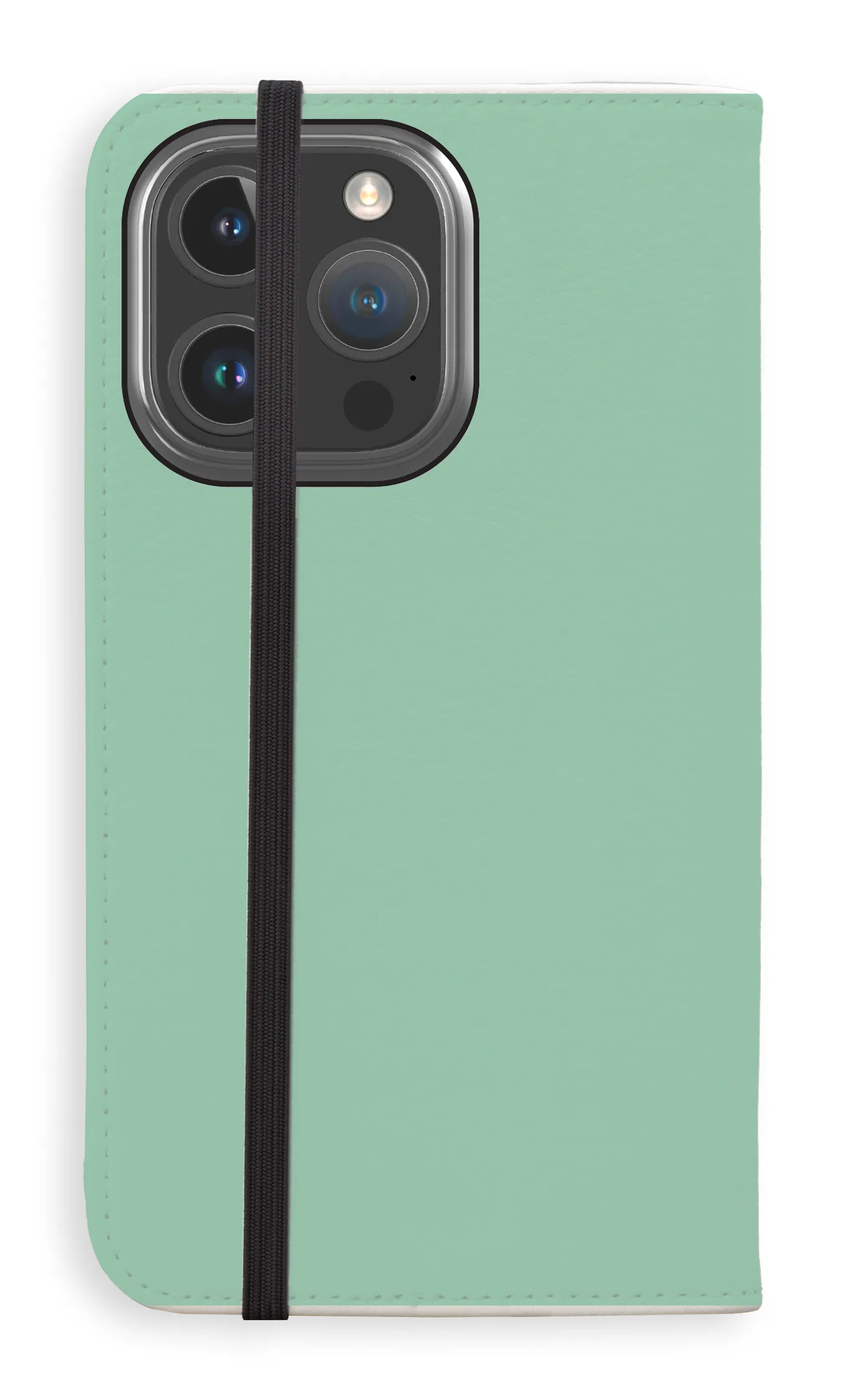 Clear Pattern Smooth Feel Surface Mint Folio Case