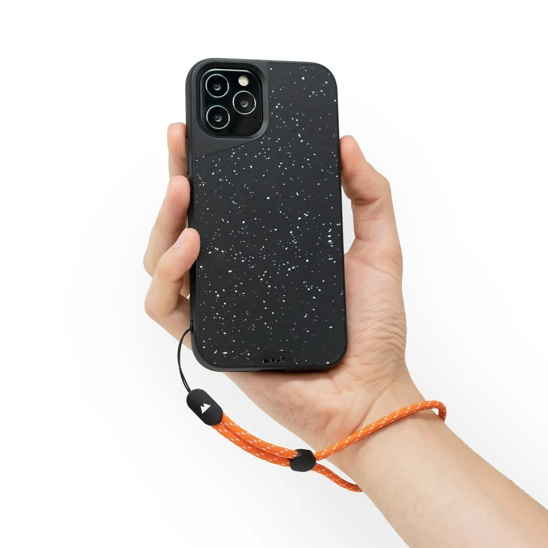 Orange & White Wrist Strap Slim Fitment