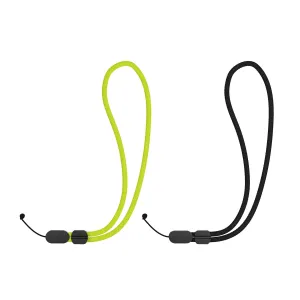 Lanyard Bundle (x2) - Black and Cyber Lime Skiing