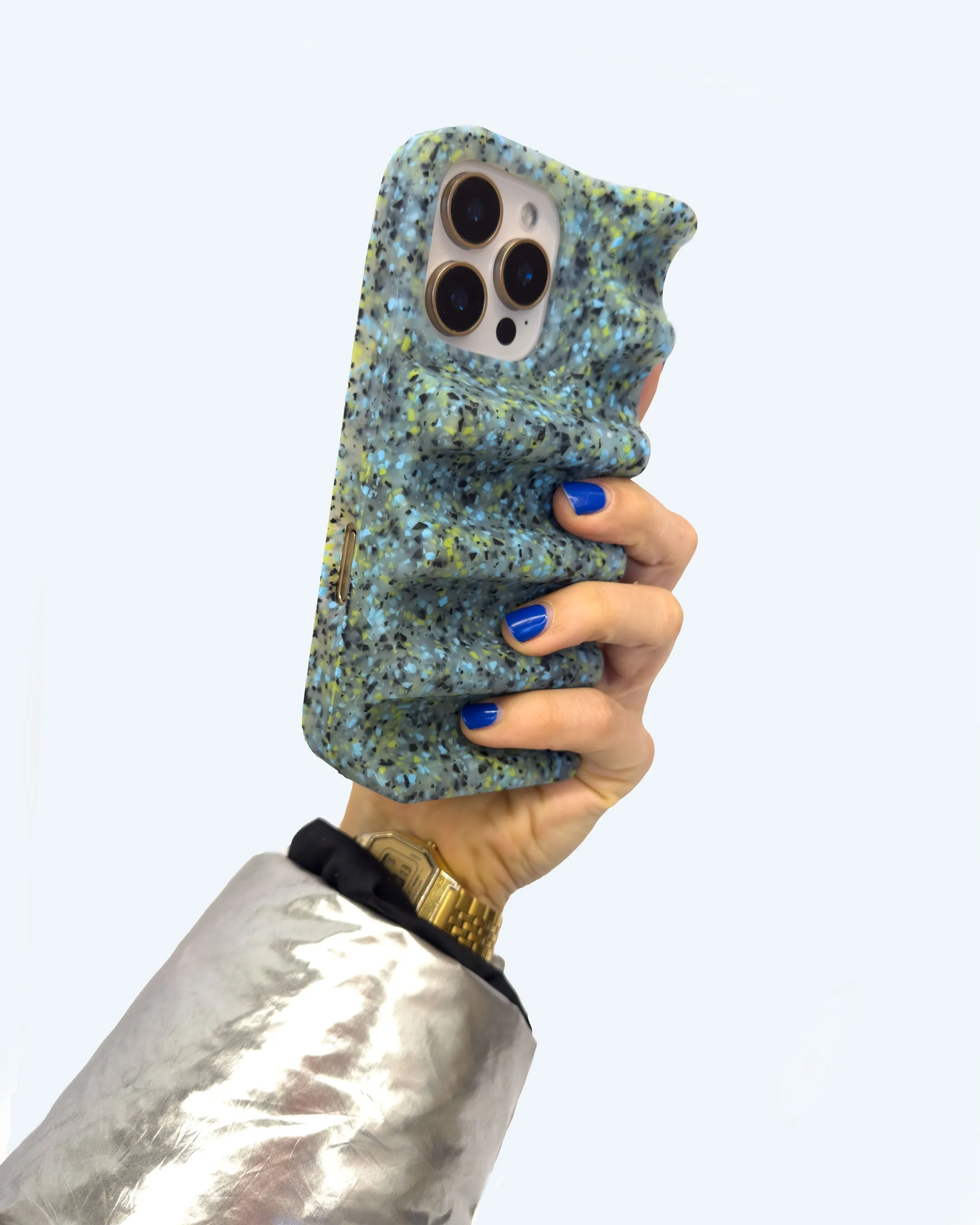 Nami Phone Case in Recycled New Moon Luxury Pattern Elegant Craft