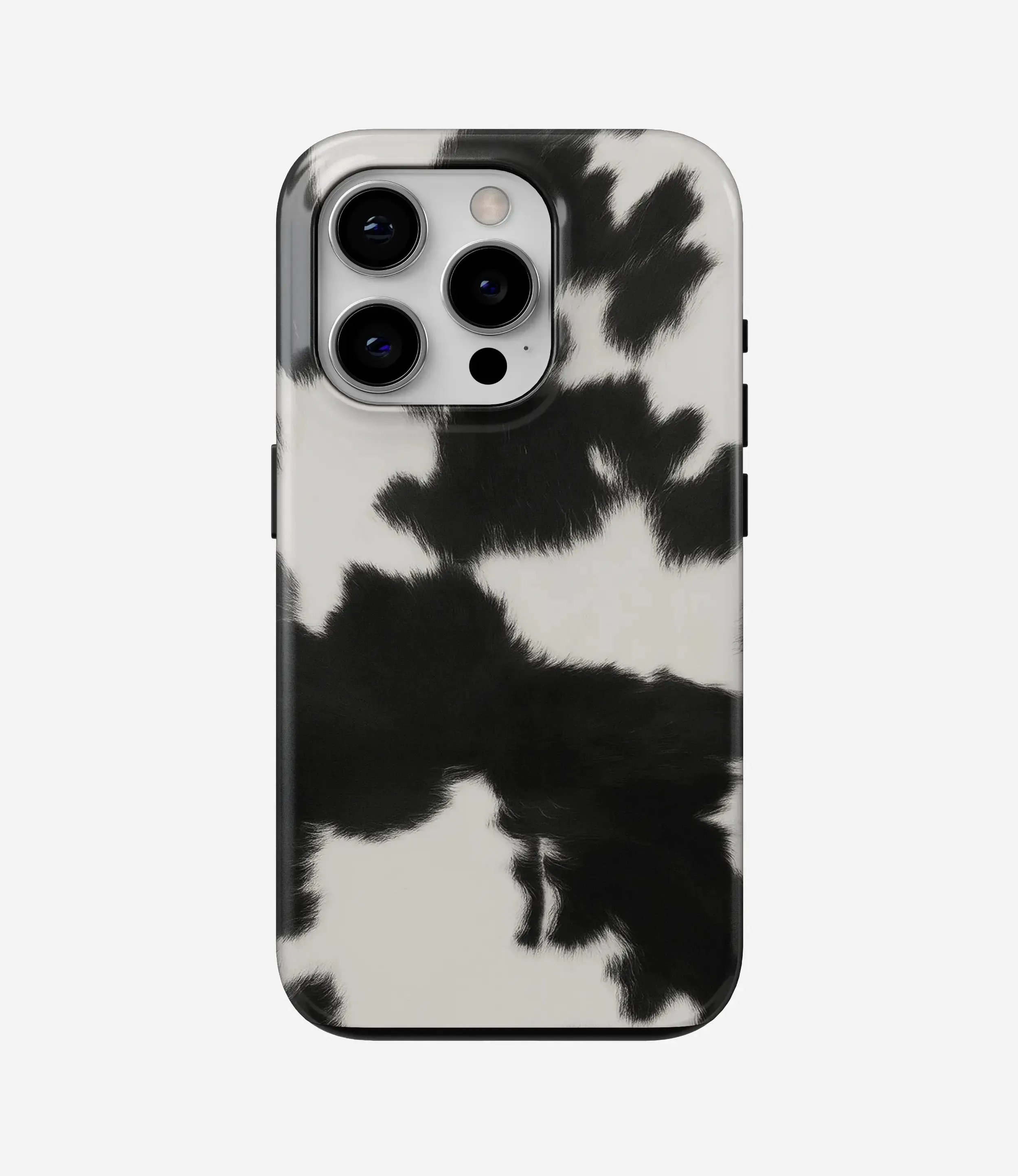 Moody Moo Glossy Armoured Case Fashionable Texture Clear Back