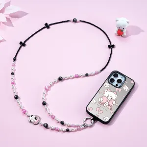 Crossbody Lanyard Metallic Color Mousse Mikko cross-body charm