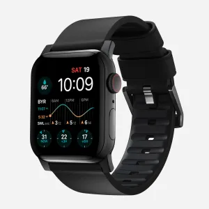 Nomad Active Pro Apple Watch Hybrid Strap (Black) Casual Performance Premium Smooth Finish