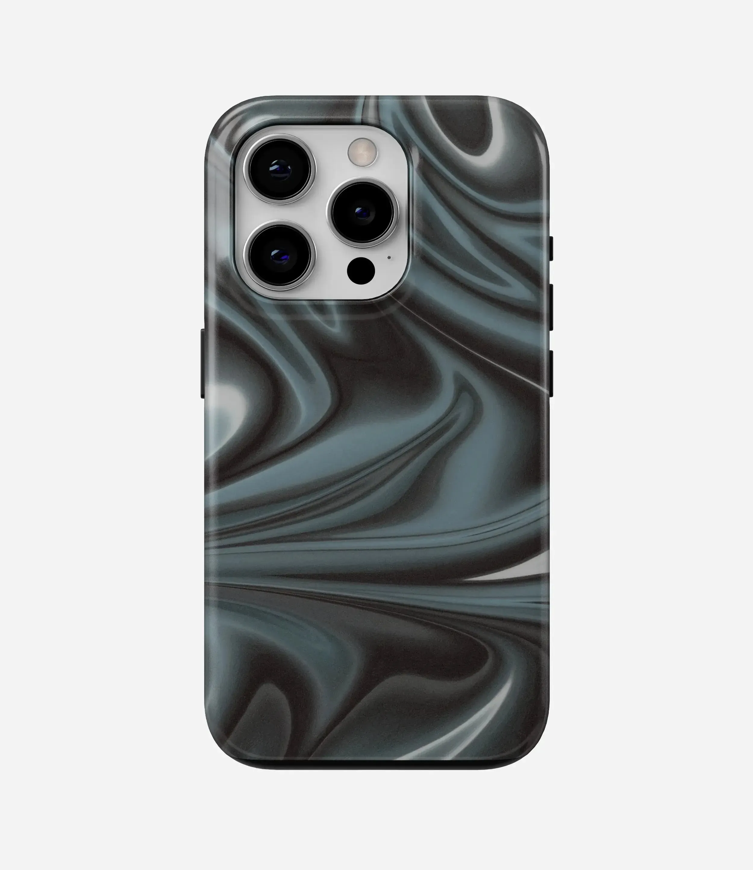 Obsidian Swirl Glossy Armoured Case Gloss Finish Design Everyday Accessory
