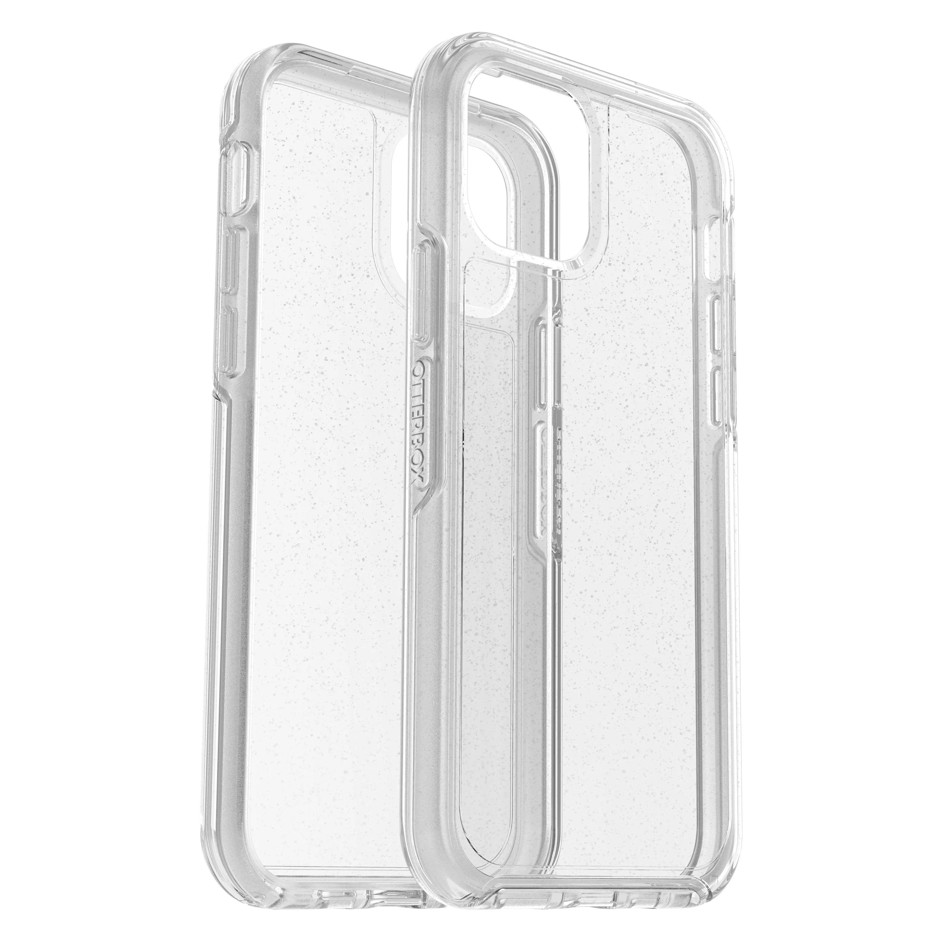 Lightweight texture OtterBox Symmetry Clear Cover for iPhone 12/12 Pro - Stardust