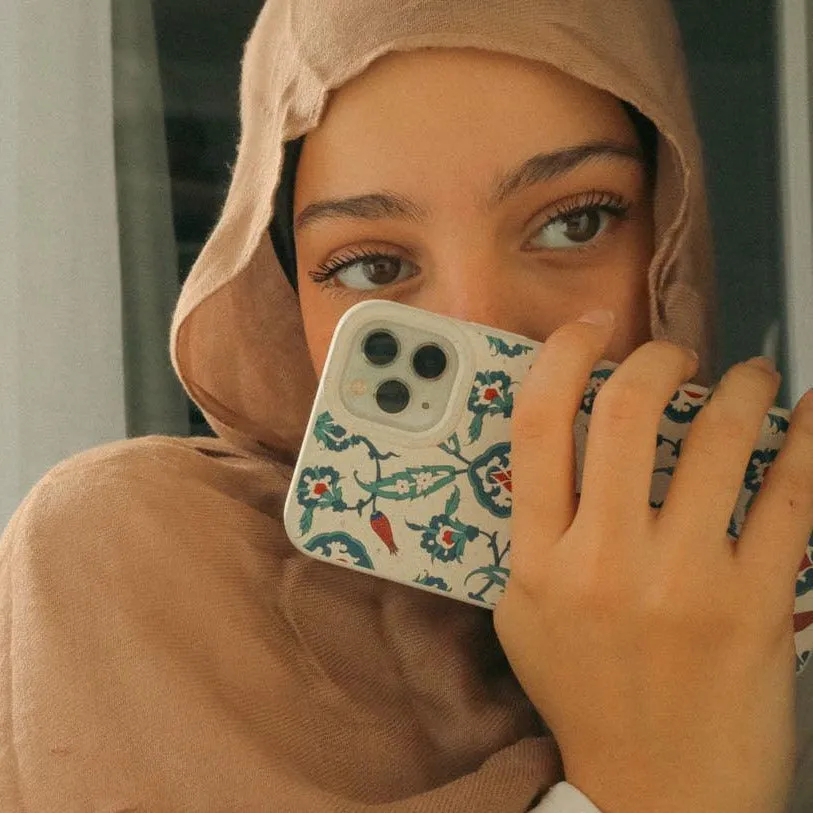 Light Structure Ottoman Gardens Floral iPhone Case