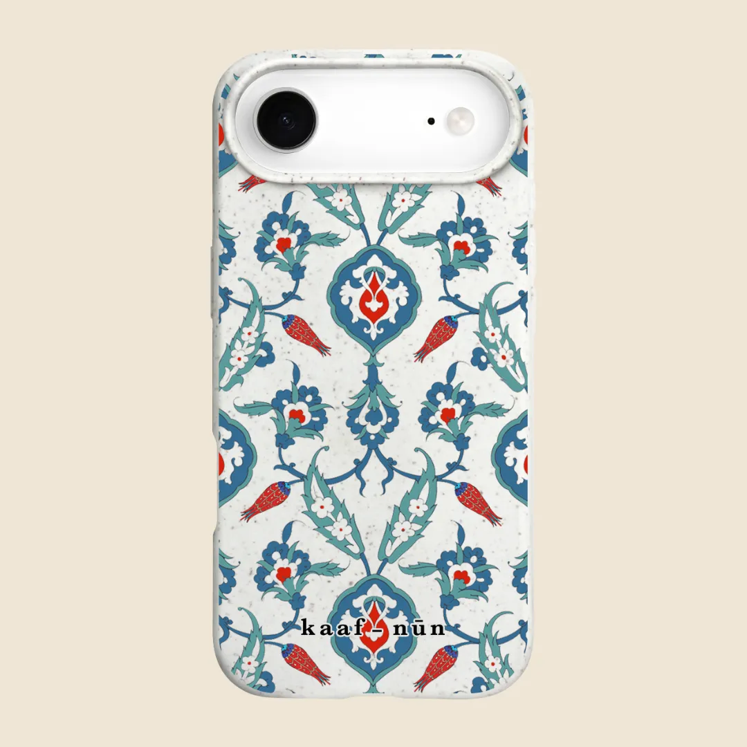Ottoman Gardens Floral iPhone Case Non Slip Surface