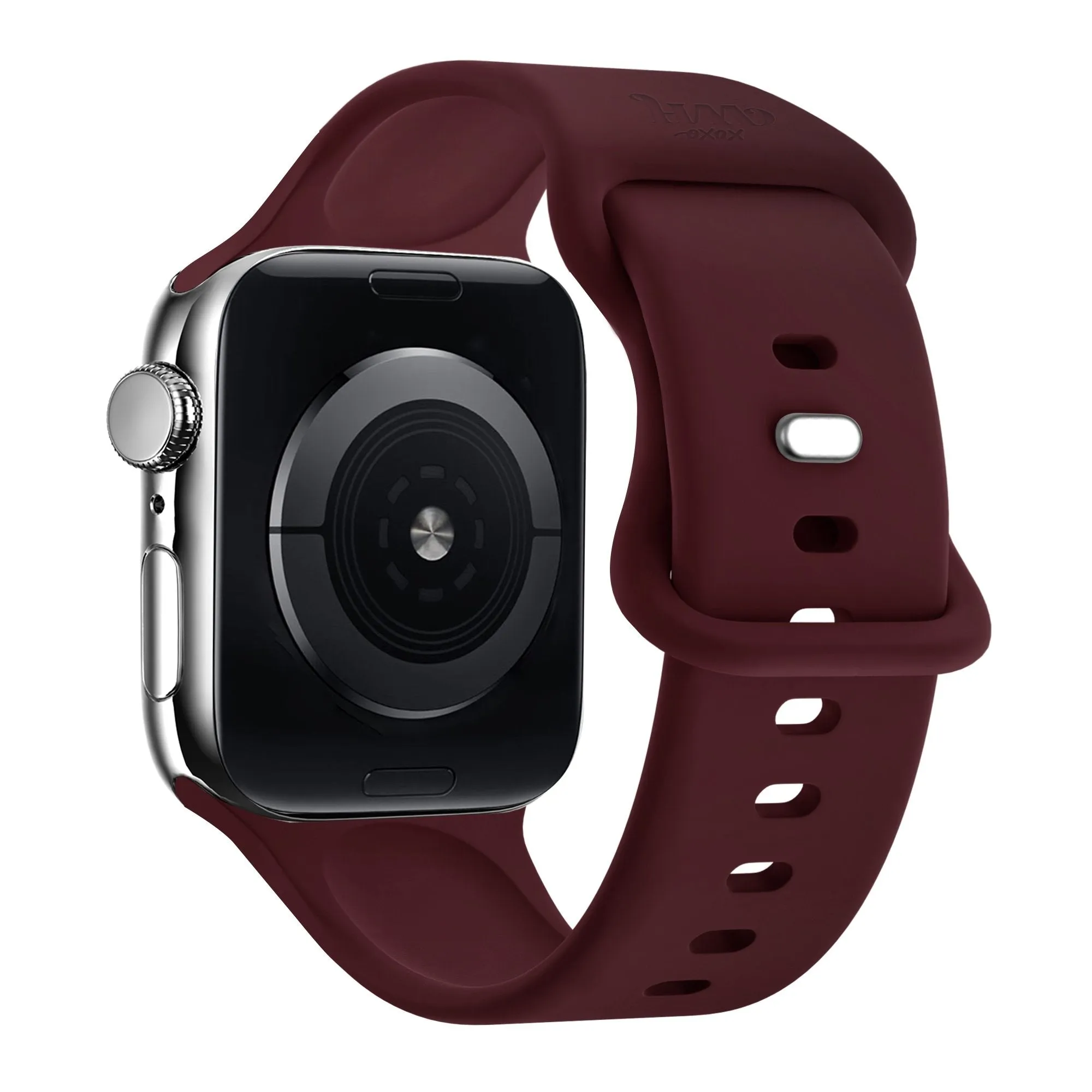 xoxo Wildhearts Apple Watch Silicone Strap (Burgundy) Active Lifestyle Fit