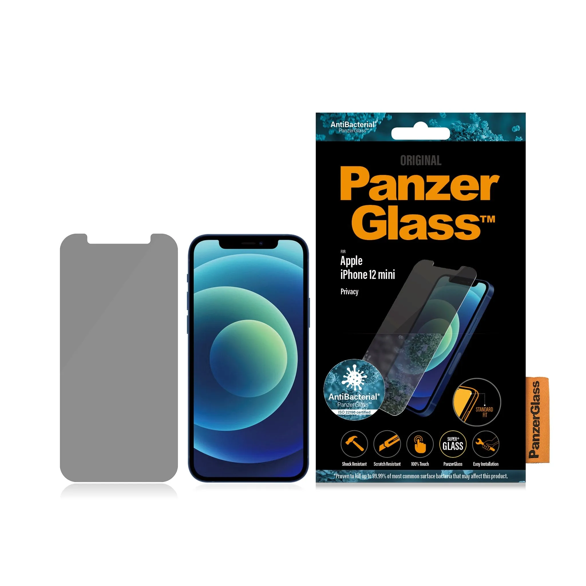 daily use screen cover Screen Armor Pro PanzerGlass? Privacy Screen Protector iPhone 12 Mini | Standard Fit