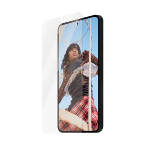 Teen Safety Crystal Clear Layer PanzerGlass SAFE Glass Screen Protector for Galaxy S25 Wide Fit with Aligner