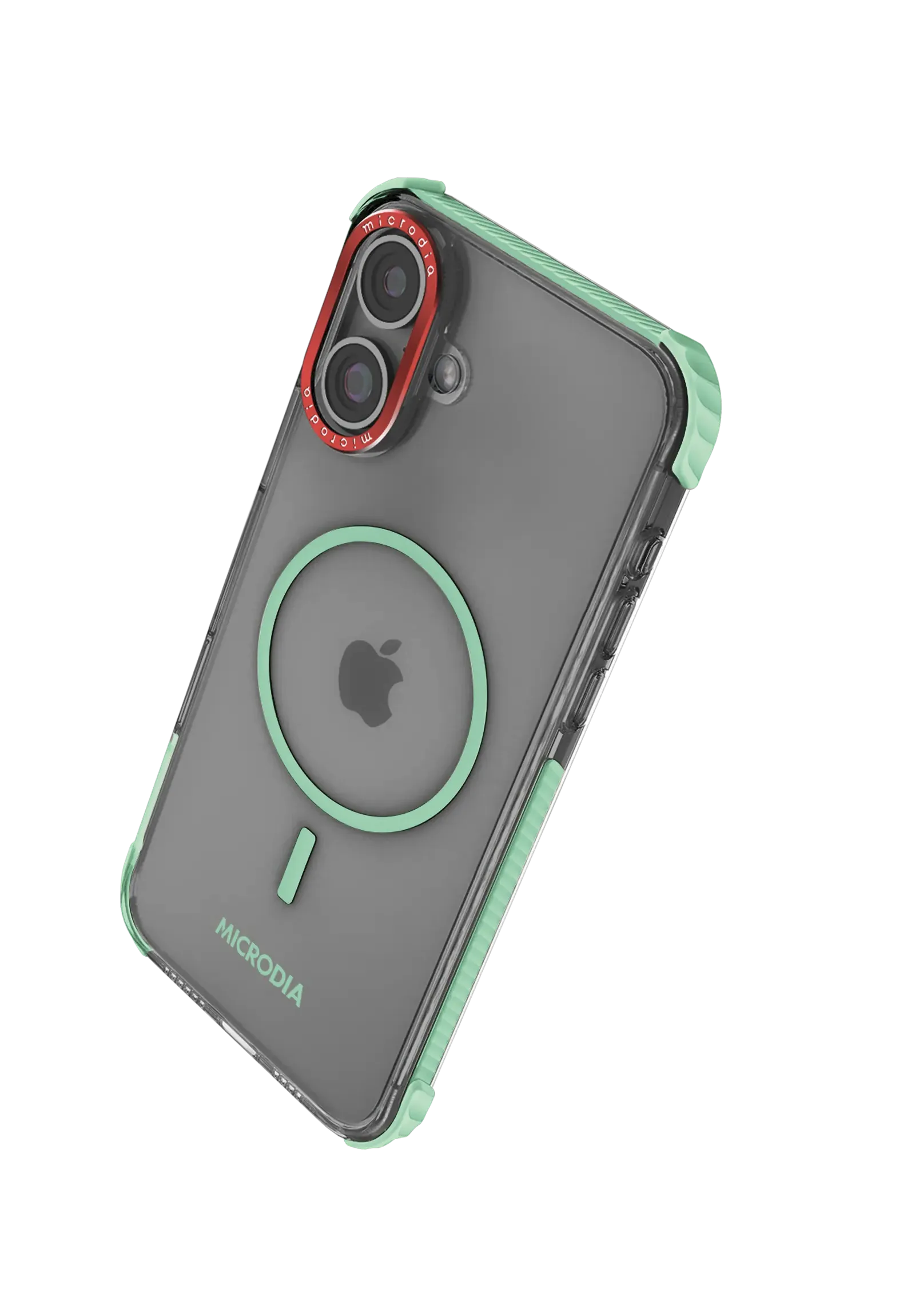MICRODIA CRYSTAL GEAR? High Transparency Protective iPhone Case - Mint Modern Touch