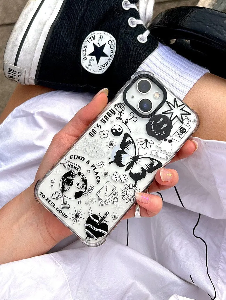 Personalised Clear Shock iPhone Case With Black Camera Hole Durable Material Soft Finish Layer