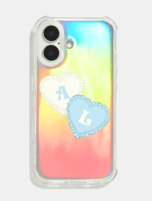 Personalised Holo Foil & Clear Camera Hole Shock iPhone Case Refined Shield