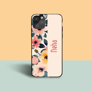 Petals Name Protective Case Comfort Fit Edge Shock Absorber