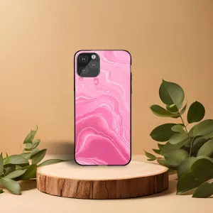 Compact Style Pink velvet sky Printed Girly phone Case