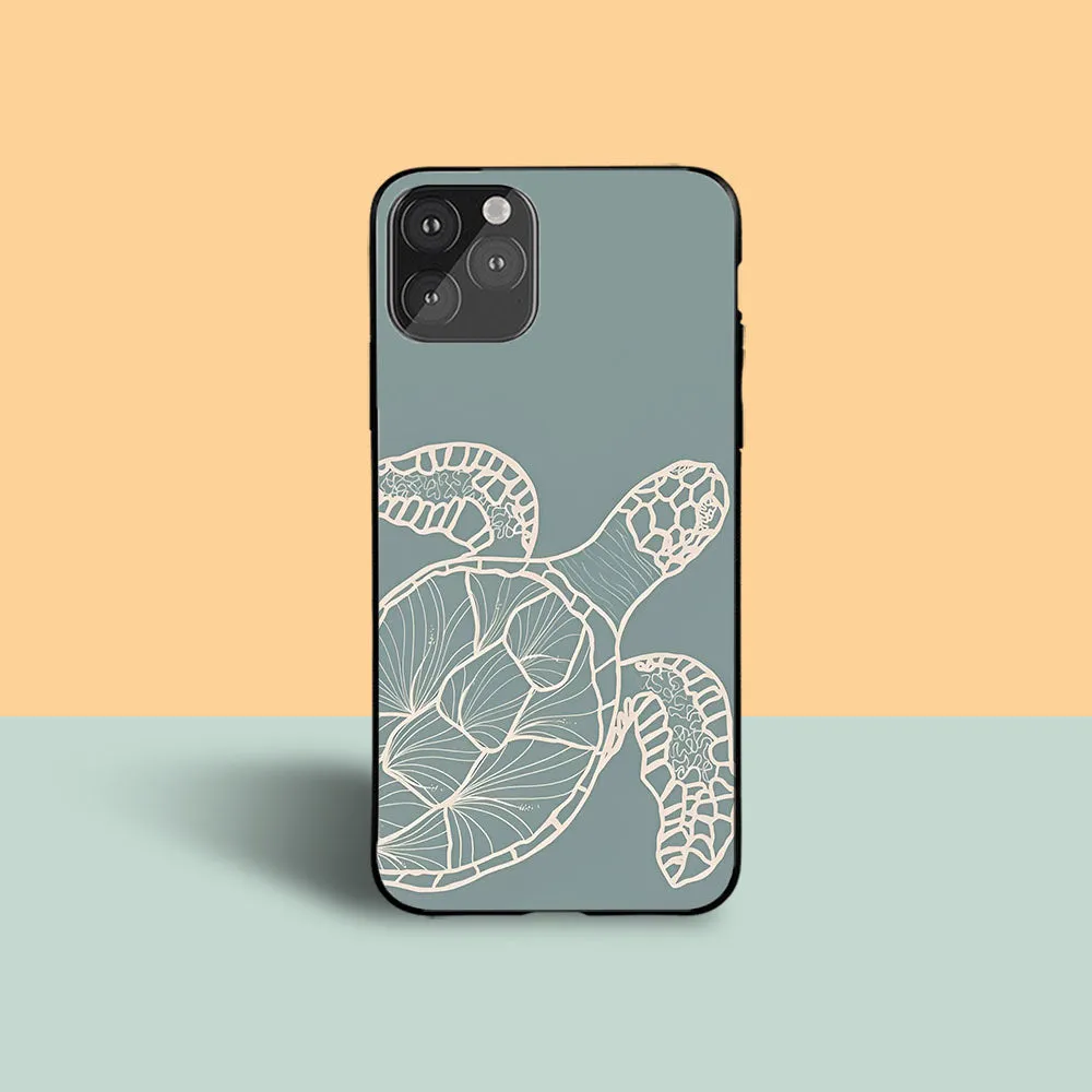 Tough Frame Tortoise Printed Protective Case