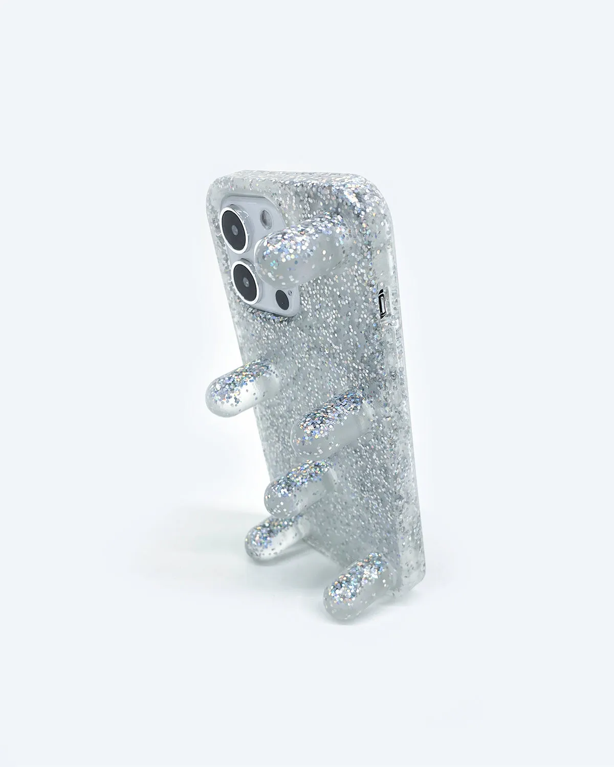 Protective Corner Protective Design Poki Phone Case in Sparkle Cloud