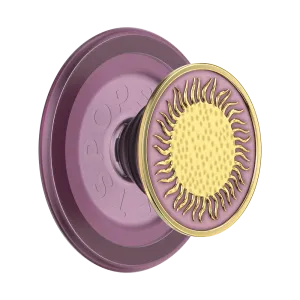 Pop Socket Streaming Gadget Enamel Sun Fire PopGrip for MagSafe