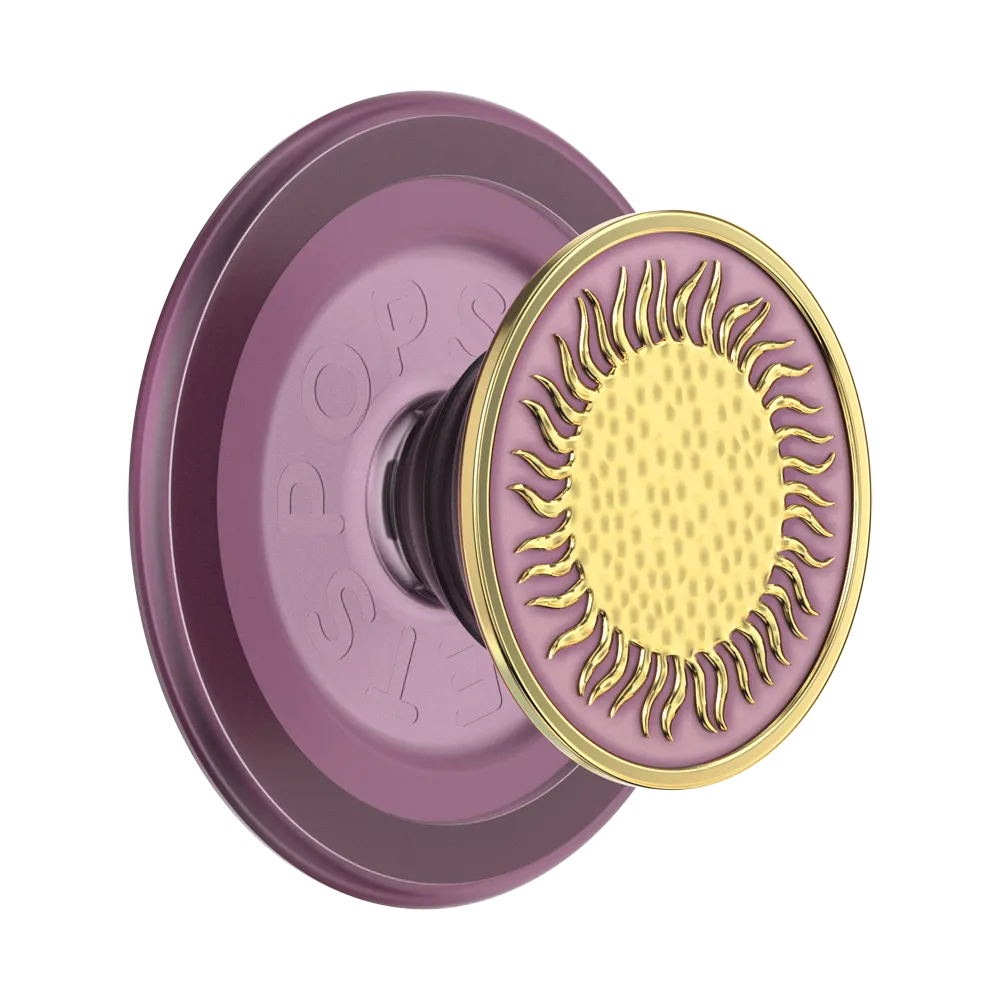 Pop Socket Streaming Gadget Enamel Sun Fire PopGrip for MagSafe