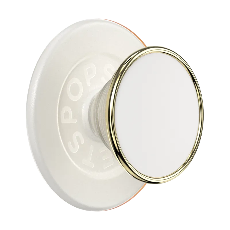 Slide Max Pro Grip Pop Socket Ergonomic Grip Coconut Creme PopGrip for MagSafe