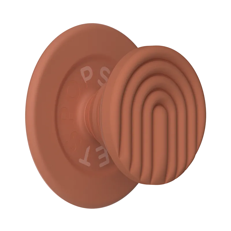 Clip Flex Pro Grip Terracotta Curves PopGrip for MagSafe
