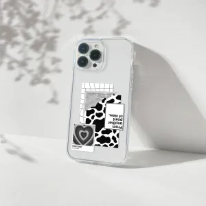 Vivid Surface Detail Soft Finish Texture POV Aesthetic Silicone Clear Case