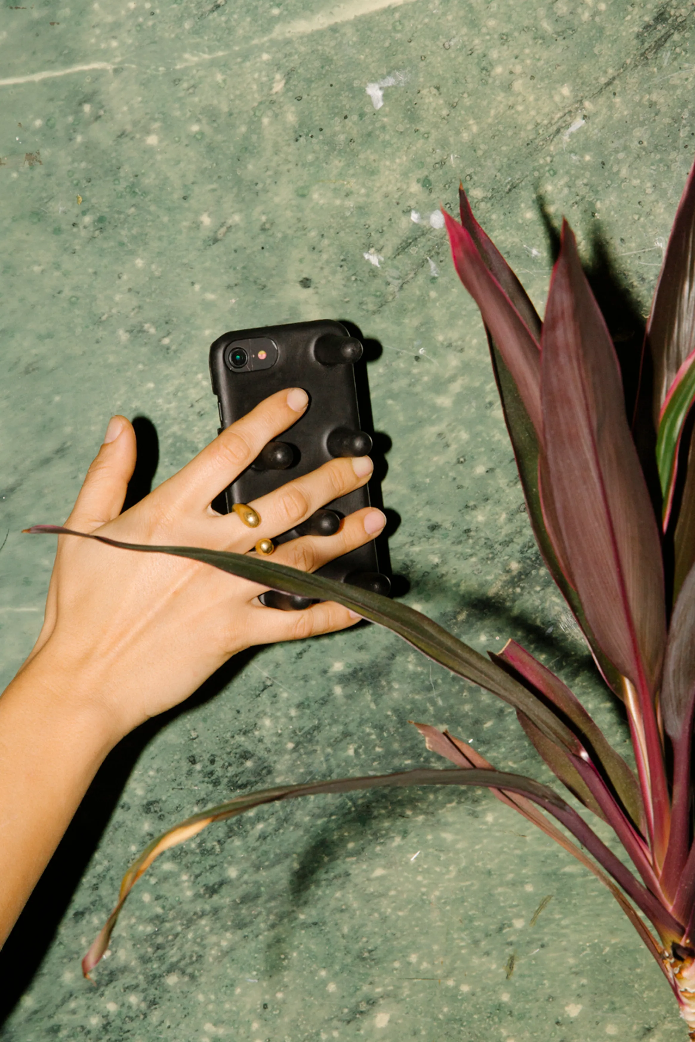 Impact shield Poki Phone Case in Onyx