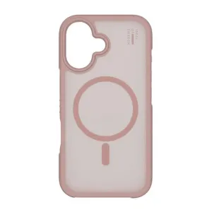 Fashionable Texture Hybrid Detail iDeal of Sweden Bumper Case for iPhone 16-Pink