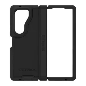 Samsung Galaxy Z Fold6 Otterbox Defender XT Series Case - Black / Blue Trendy Look Raised Edges