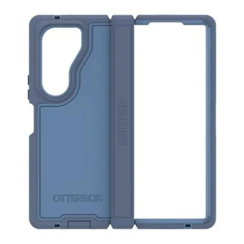 Samsung Galaxy Z Fold6 Otterbox Defender XT Series Case - Black / Blue Durable Texture Finish