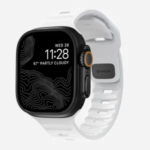 Nomad Sport Apple Watch Silicone Strap (White) Sweat Resistant Urban Accessory