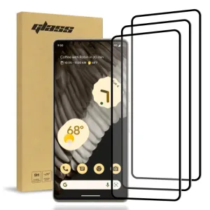 Soft Layered Design Modern Pattern Layer Google Pixel 7 Pro (3 Per Pack) 3D Full Glue Glass Screen Protector w/Hole Punch