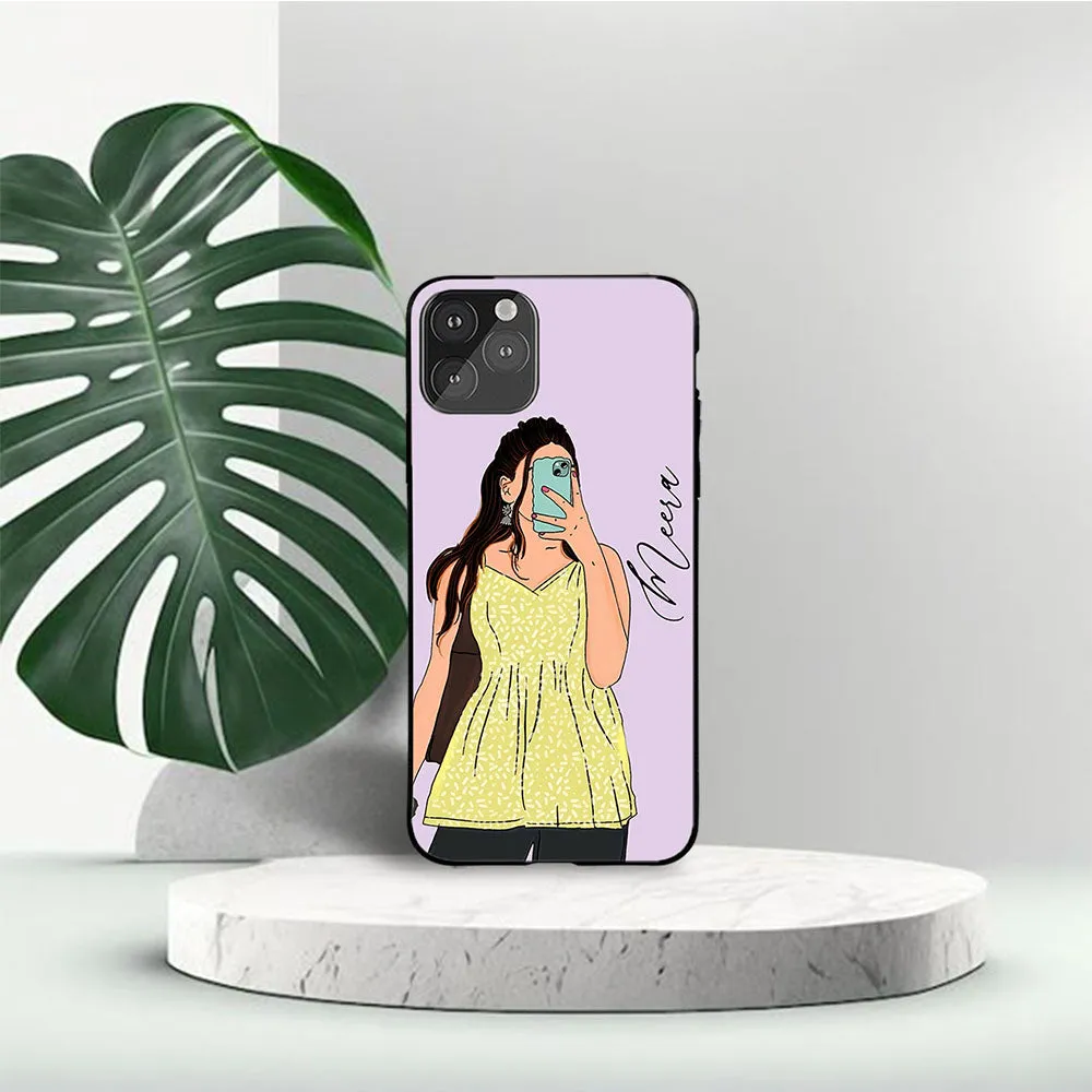 Sleek Guard Enhanced grip Girly Name Printed Protective Case