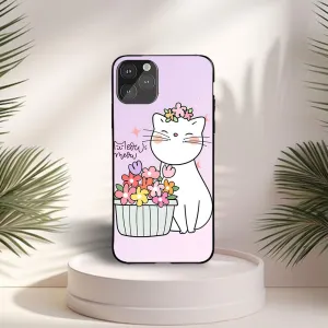 Princess Cat Printed Protective Case Smooth Layer Resistant Layer