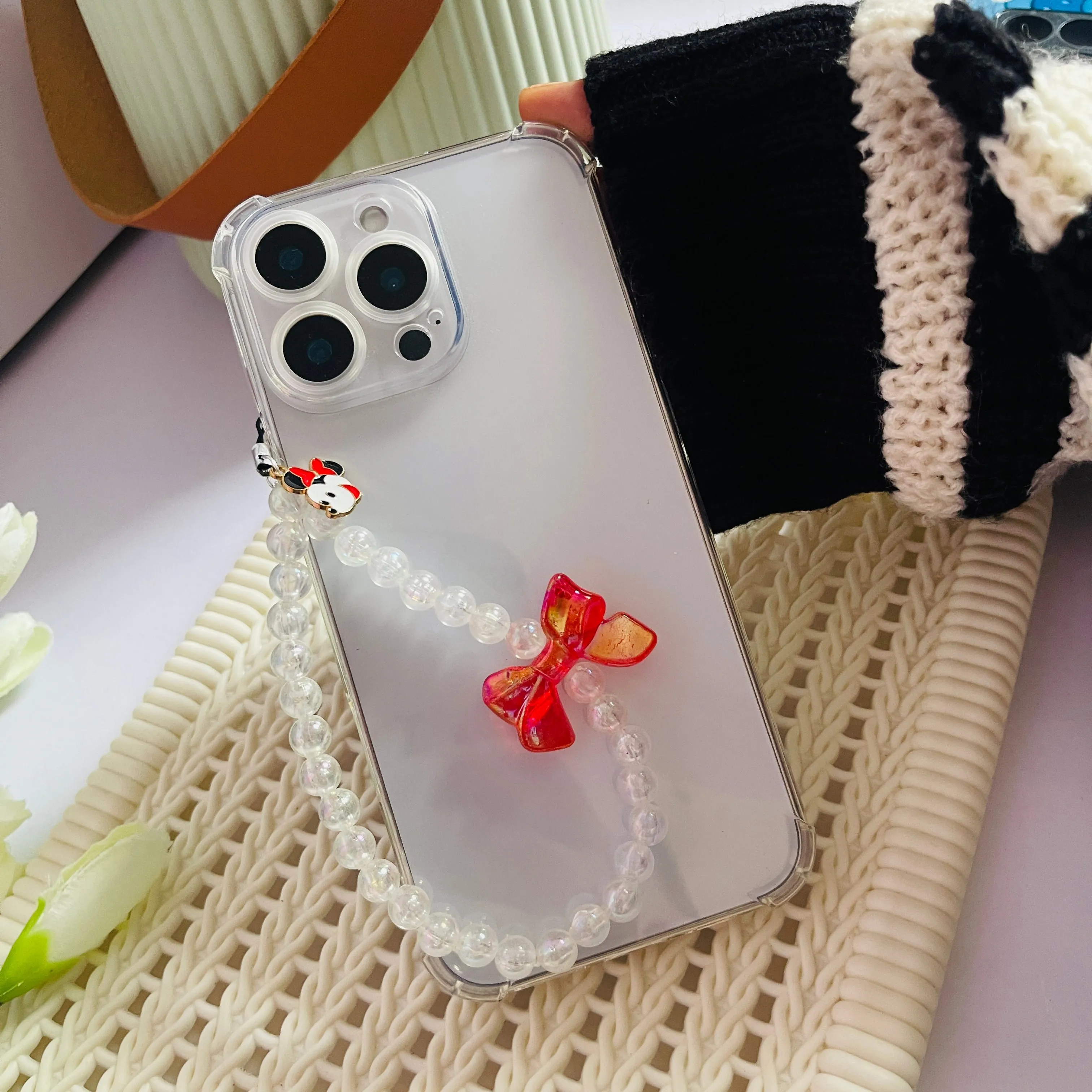 Durable Texture Layer Cute Charms For Phone Case