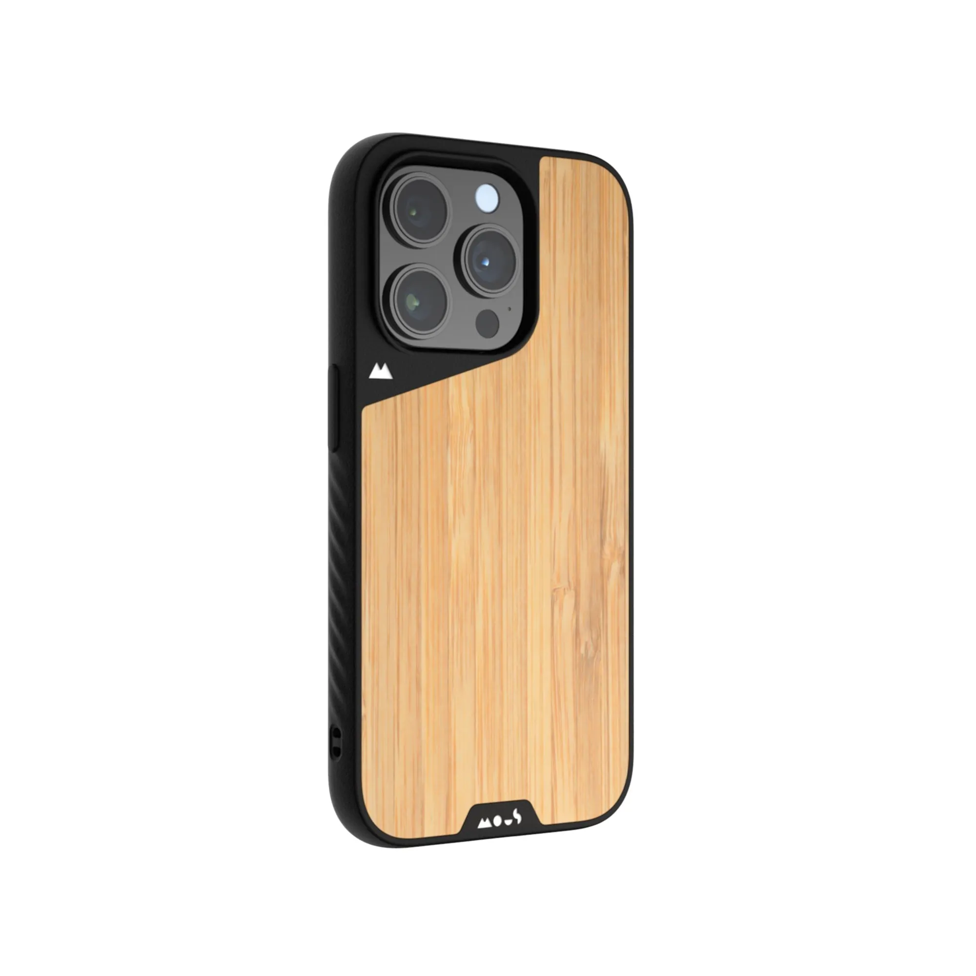 Hybrid Detail Polished Edge MagSafe? Compatible Bamboo Phone Case - Limitless 5.0
