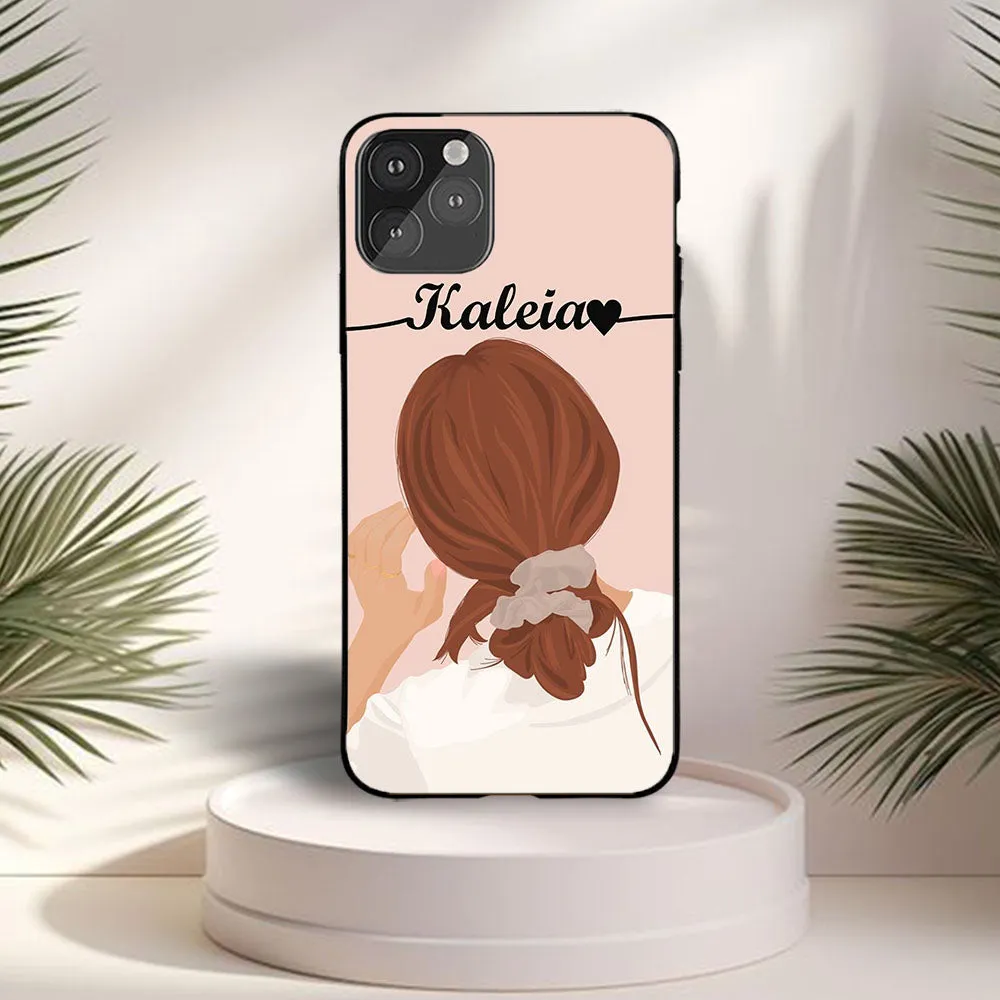 Matte Texture Layer Pretty Girl Name case