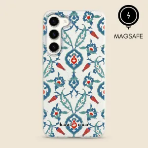 Hand Friendly Ottoman Gardens Floral MagSafe Samsung Phone Case