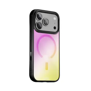Modern Texture Build Rugged Protection Protective Clear Iridescent Phone Case - Clarity MagSafe