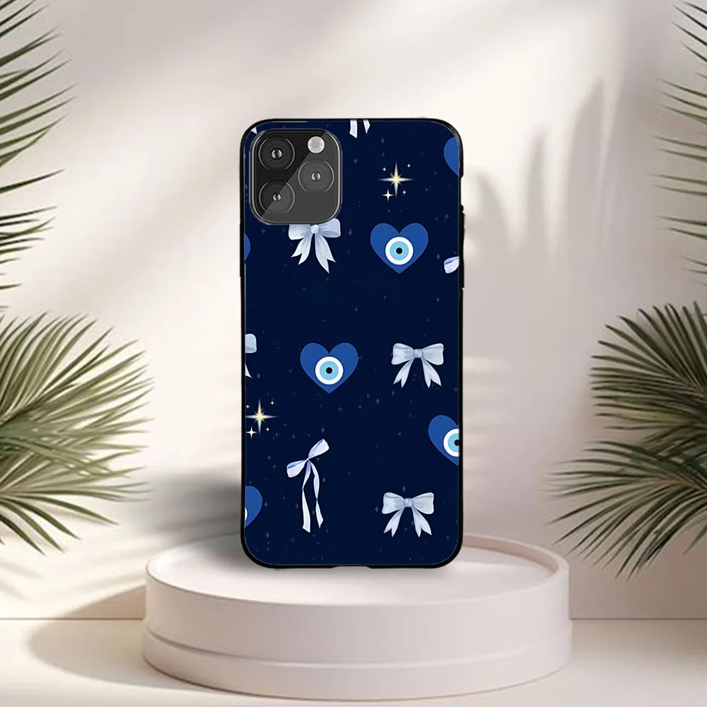 Scratch Barrier Bow Evil Eye Printed Phone case