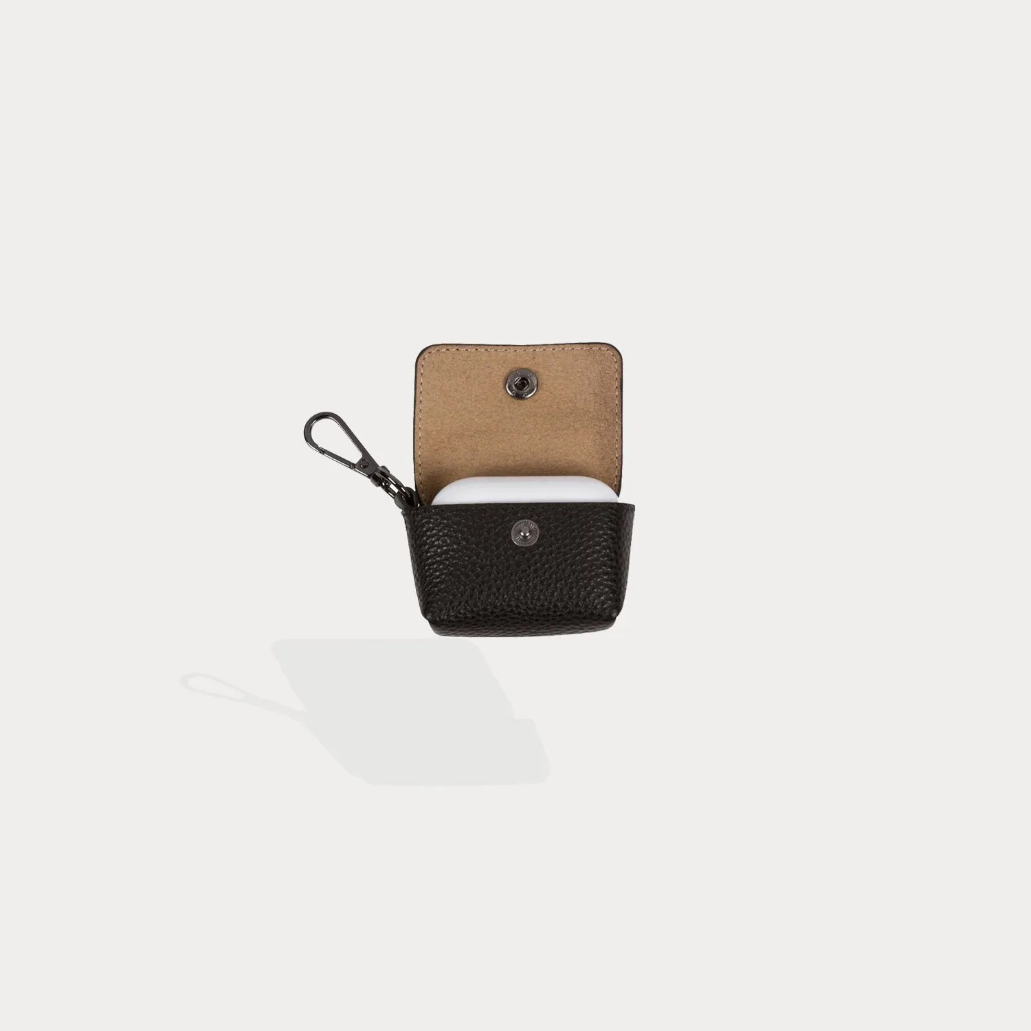 Avery AirPods Clip-On Pouch - Black/Pewter Durable Texture Cover