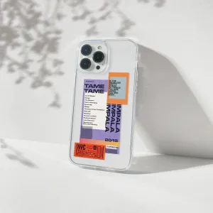 Tame Impala Aesthetic Silicone Clear Case Lightweight Grip